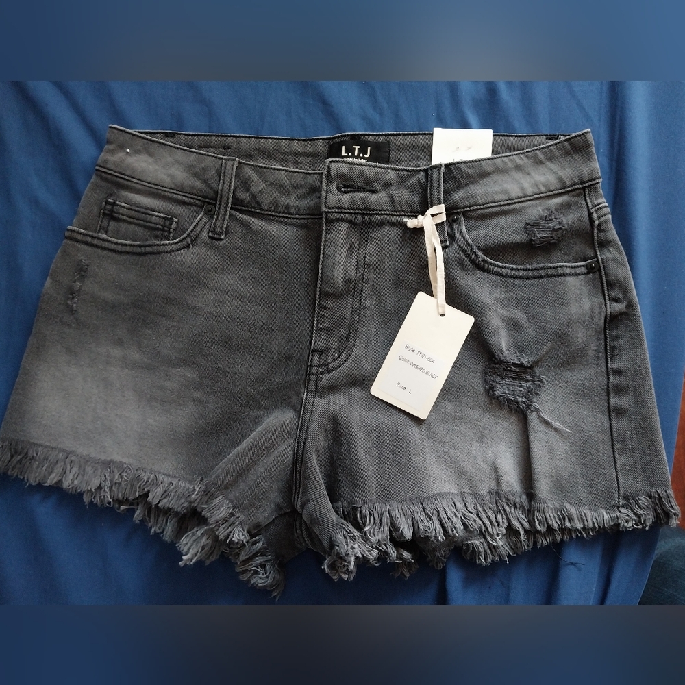 Letter to Juliet Black Shorts Size L